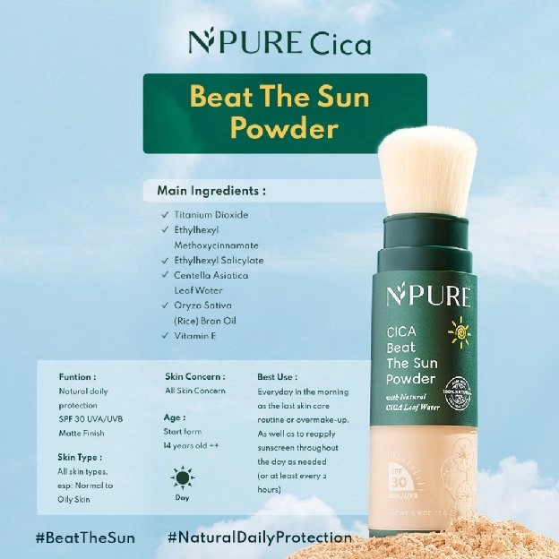 NPURE Cica Beat The Sun POWDER 10ml