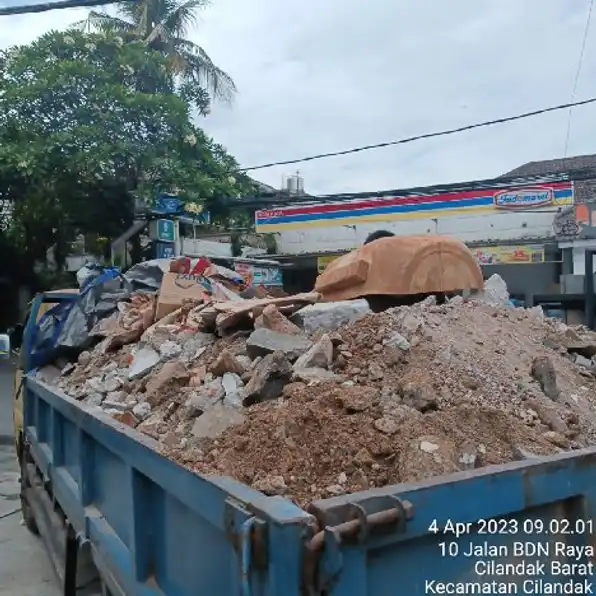 jasa buang puing tanah proyek