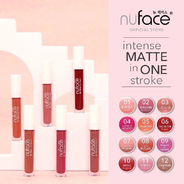 NUFACE NU MATTE LIP CREAM 4GR | SENSASI CARAMEL - WARNA INTENSE - TAHAN LAMA | LIPSTICK NUFACE | LIP