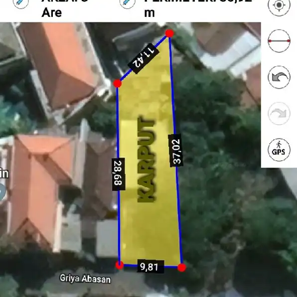 Dijual 3 are, Jl. Gunung Patas Gunung Salak Padangsambian KLOD Denpasar