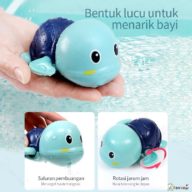 Mainan mandi bayi / Mainan Penyu Renang