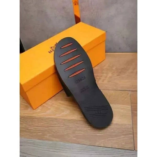 Sandal selop slide slippers leather kulit pria hermes