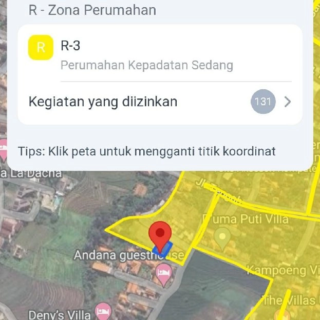 Dijual 3,21 are, Jl. Tengah Gg. Pengertian BUMBAK Tegal Cupek Kerobokan Kuta Utara