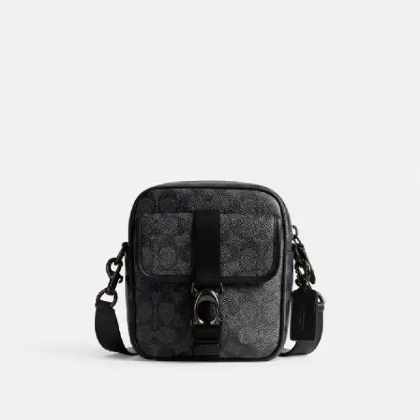 Tas Coach Beck Crossbody In Signature Canvas - Black (CJ 969)