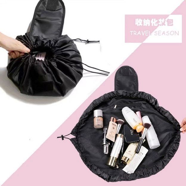 Magic Travel Make Up Pouch / Lazy Cosmetic Big Capacity Bag Tas Kosmetik