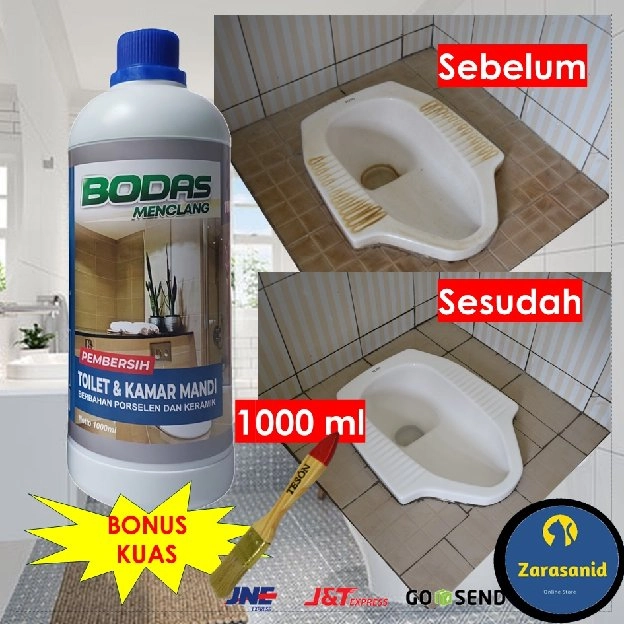 PEMBERSIH TOILET KERAK KERAMIK PORSELEN KAMAR MANDI SANGAT KUAT TIDAK PERLU DISIKAT AMAN DITANGAN