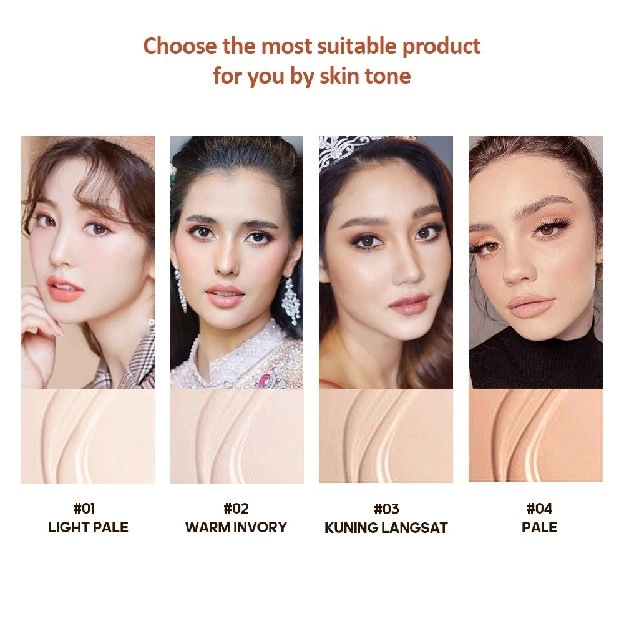 SANIYE [BPOM] Concealer Waterproof Wajah Full Coverage Color Corrector Merah Concealer Dengan R1072