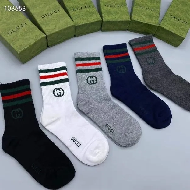 kaos kaki unisex gucci