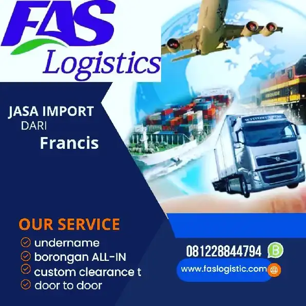 jasa import door to door francis to Indonesian 