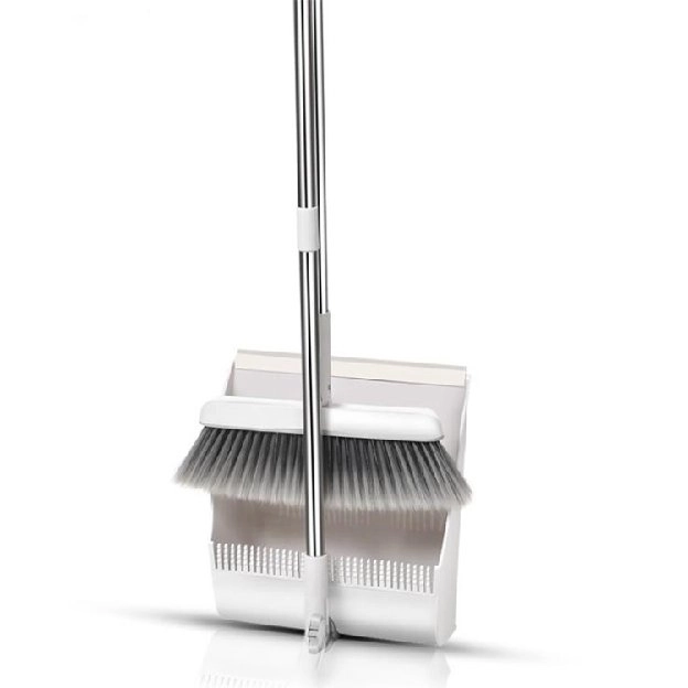 SET SAPU LIPAT & PENGKI SISIR MINIMALIS ALAT PEMBERSIH LANTAI SET BROOM DUSTPAN DEBU & KOTORAN