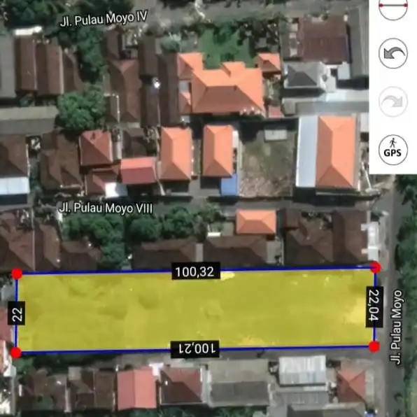 Dijual 22 are, Jl. Pulau MOYO Pedungan Denpasar Selatan