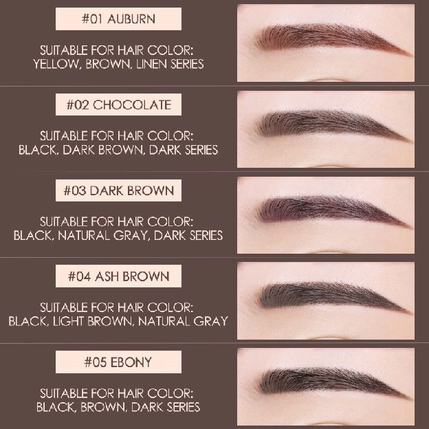 FOCALLURE Waterproof Eyebrow Gel Alis Cream-kosmetik Mata