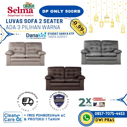 SOFA LUVAS 2 SEATER 