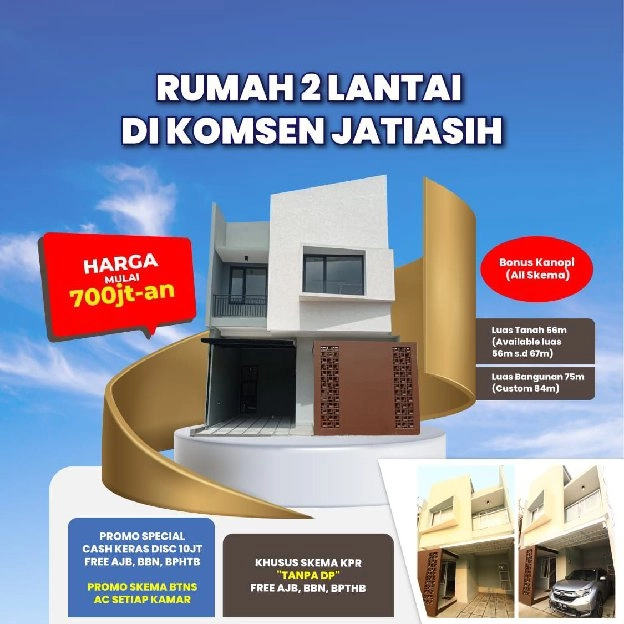 Townhouse Premium dekat tol Jatiasih 