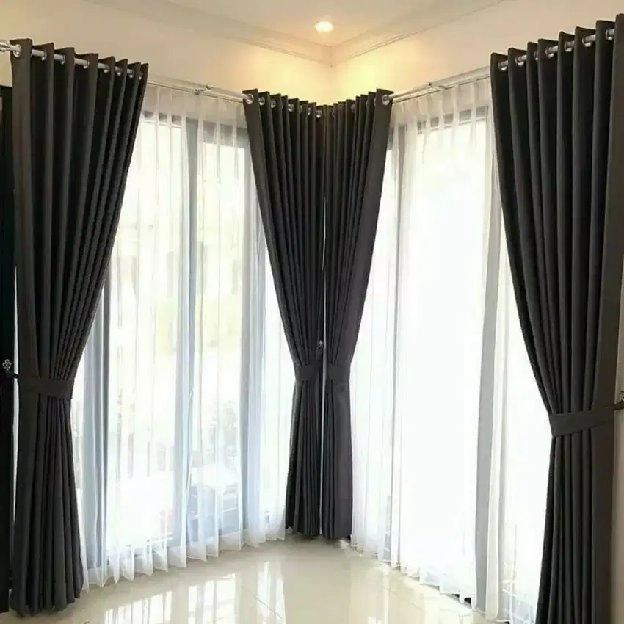 CUSTOM GORDEN CURTAIN (HORDENG GORDENG VITRASE) SET