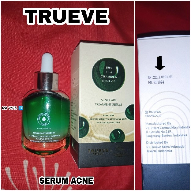 TRUEVE TREATMENT ACNE SERUM (PRELOVED) 