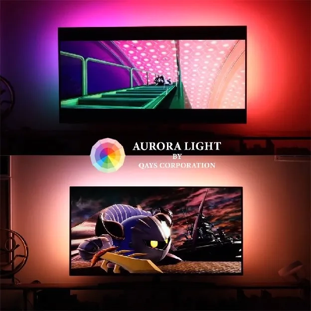Smart Ambient Light Monitor RGB Auto Sync for PC Monitor LED TV | Aurora Light