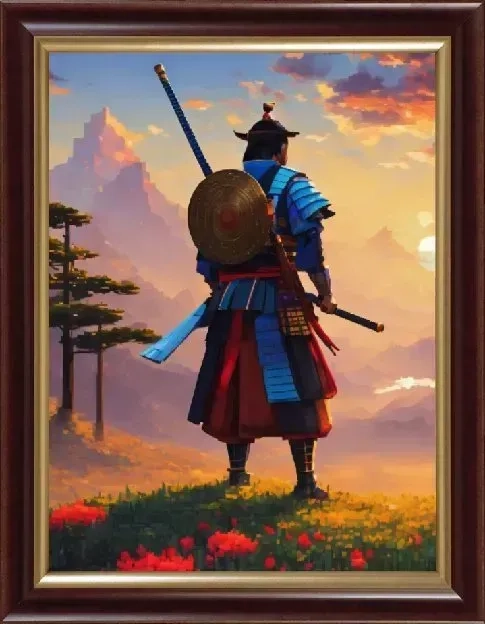 Lukisan Samurai 