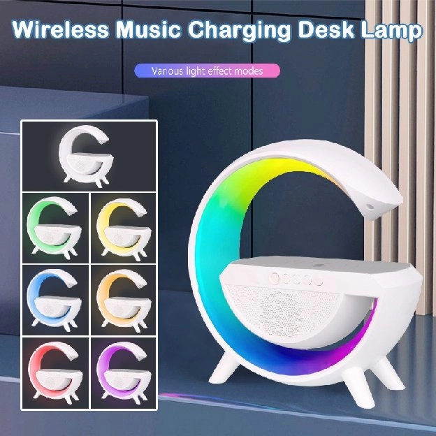 Ambient light 15w Wireless Charger Smart Home Atmospheric Lamp LED light Multifunct RGB Night Light 