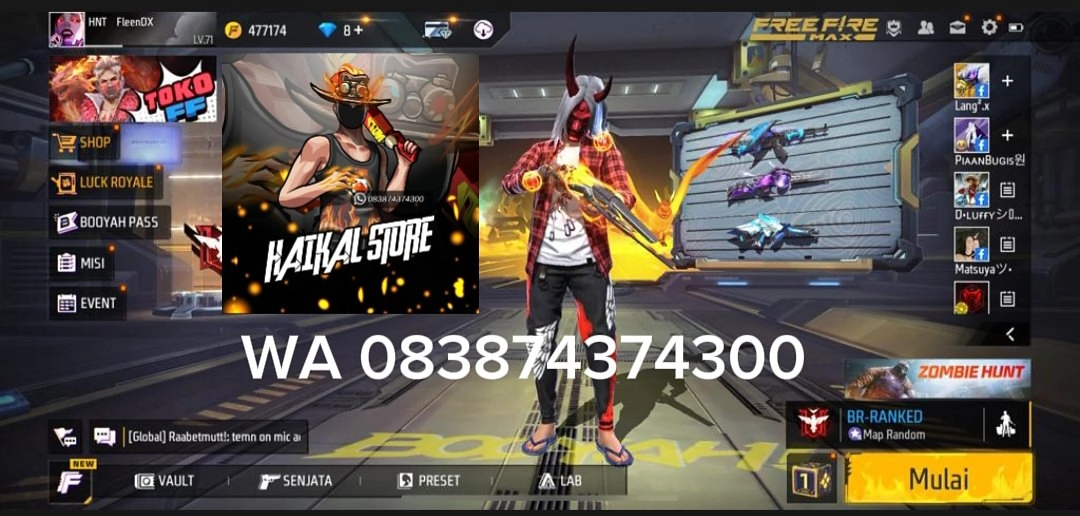 JUAL AKUN FREEFIRE 