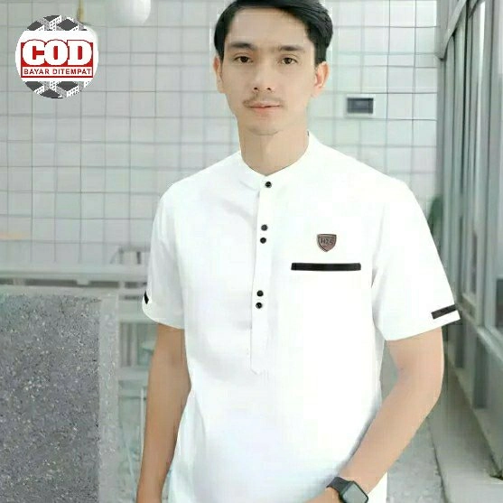 (COD) Baju koko lengan pendek termurah