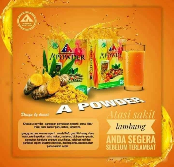 A' Powder ( Menstabilkan Orang Pencernaan )