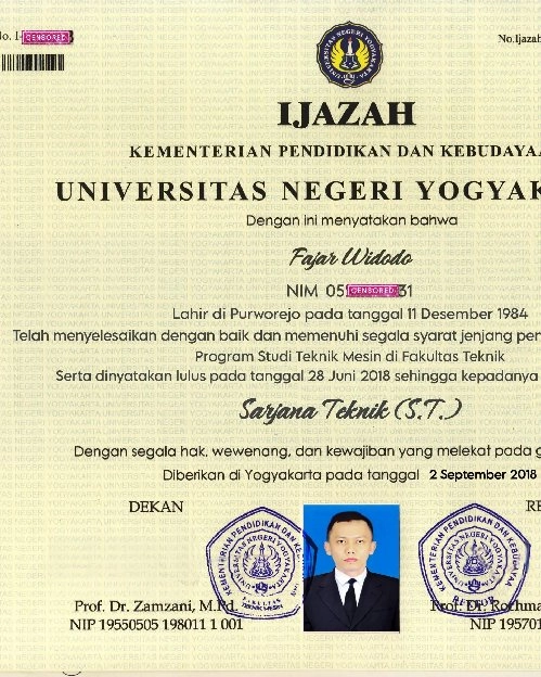 melayani pengurusan ijazah