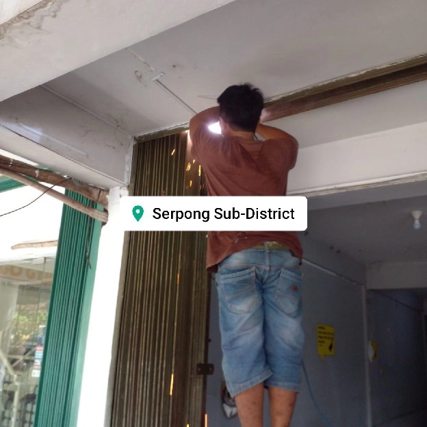 081310150492 spesialis rolling door one Sheet legok taman asri Puspitek kunciran pondok kranji