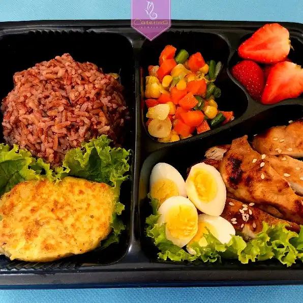 Healthy Catering mingguan 5 hari paket Lunch