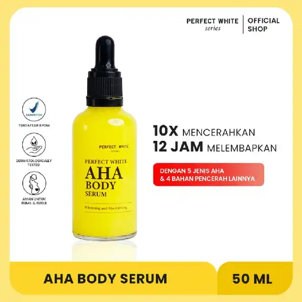 PERFECT WHITE AHA Body Serum Whitening & Moisturizing