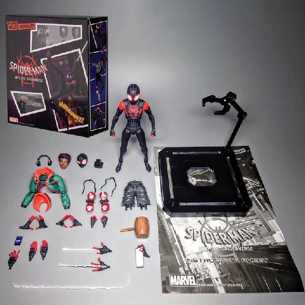 Action Figure Superhero Marvel Spider-Man Into The Spider Verse - Miles Morales