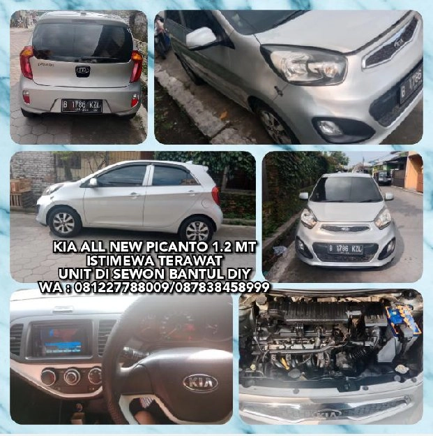 KIA ALL NEW PICANTO 1.2 MT TAHUN 2013/2014 ISTIMEWA, DI SEWON BANTUL DIY.WA : 081227788009