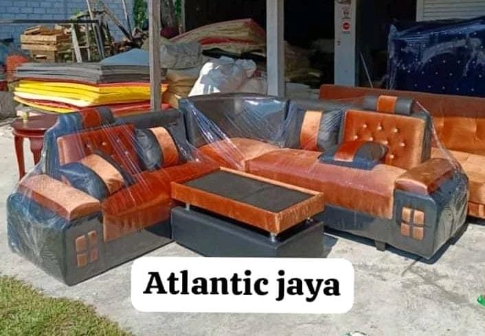 sofa L sudut 