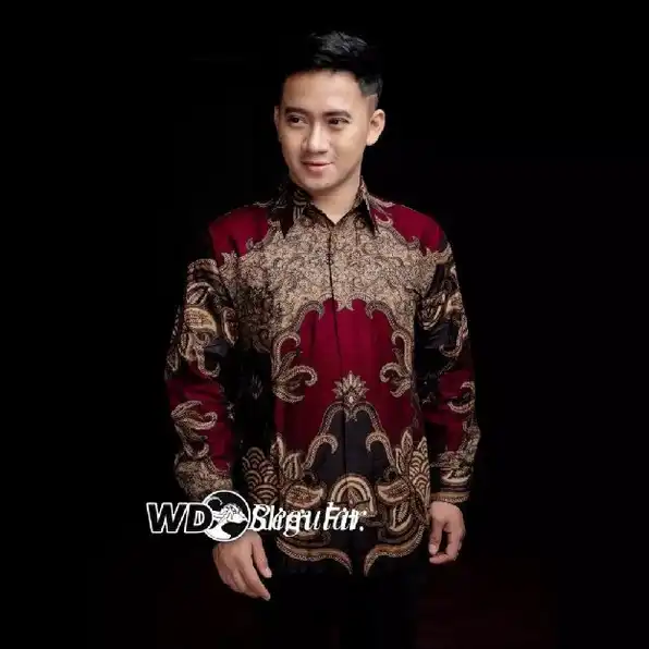 Kemeja Batik Pria Dewasa Big Size Jumbo Lengan Panjang M-10xl