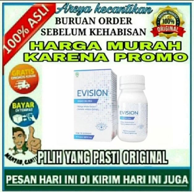 EVITION ASLI ORIGINAL OBAT MATA MINUS KATARAK RABUN _ EVISION TERBAIK