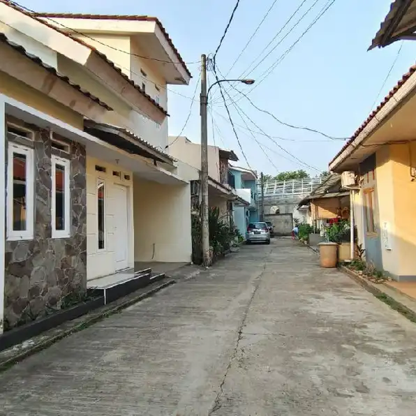 Rumah MURAH 1,5 lt dlm Cluster Strategis  siap huni dkt Jalur Angkot di Jati Murni Pondok melati