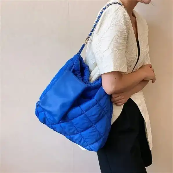 Puffy Bag Ratu Shoulder Bag Bubble Import / Tas Selempang Bahu Tali Rantai / Totebag Wanita Kekinian