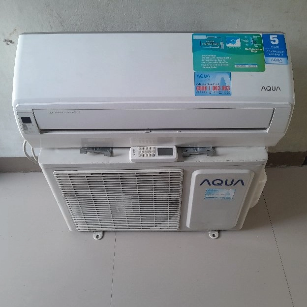 TUKAR TAMBAH AC AQUA JAPAN LOW WATT R32 atau R410aPLUS PASANG DINGIN