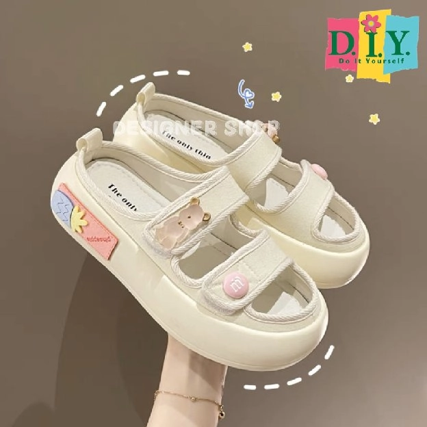 Sandal Wanita Wedges Ban Dua IMPORT Te