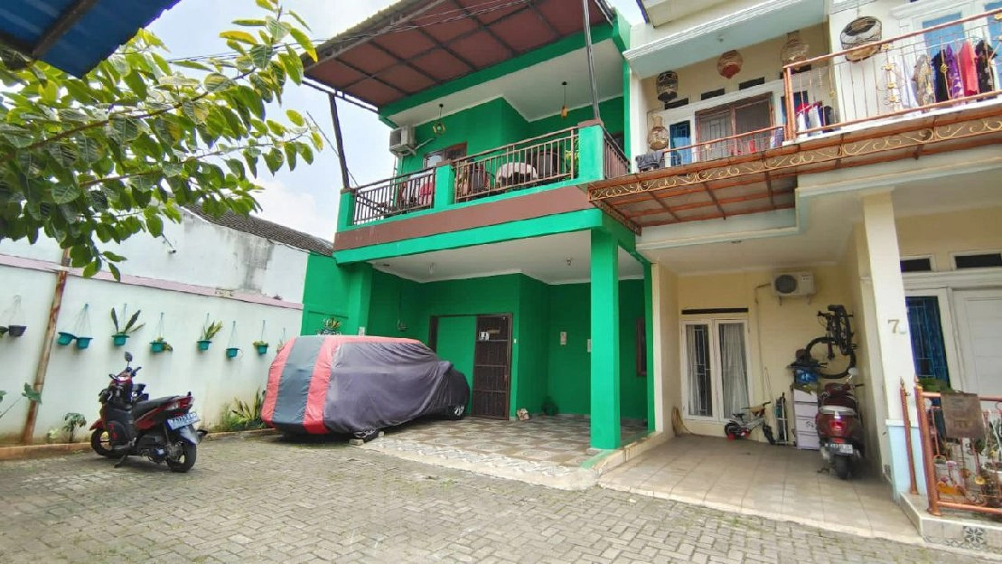 Dijual Rumah Hijau Bagus Apik 2 lt Bata Merah Dlm Cluster  di Jatiasih Bekasi 