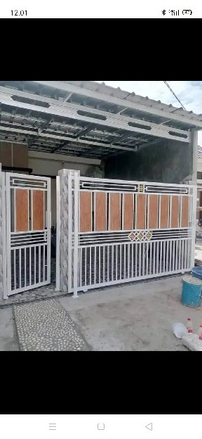 pintu dorong minimalis, kanopi