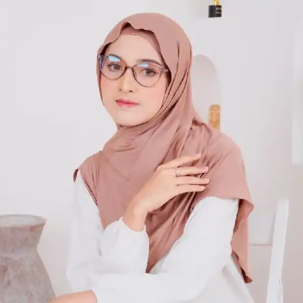 Ishana Pashmina Inner Oval Ninja Menutup Dada Hijab Instant Meleyot Jersey Inara