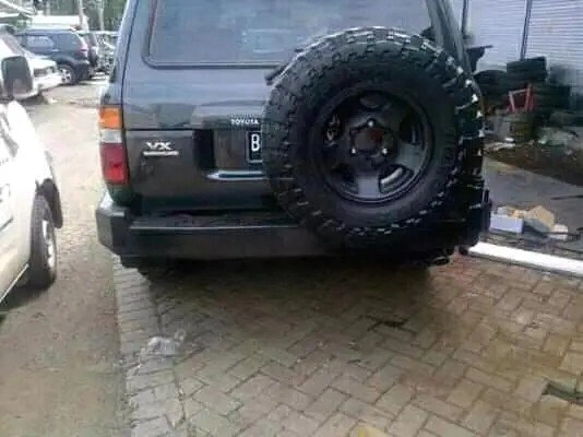 bumper belakang pakai hager gantung ban 