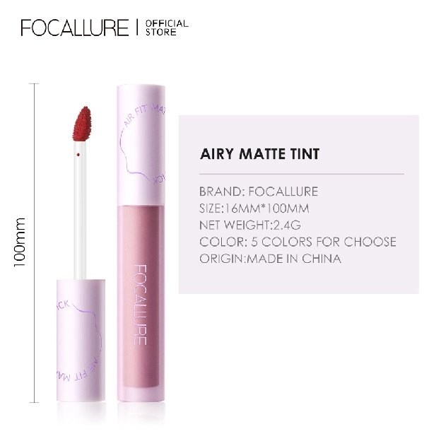 FOCALLURE #SwitchMode Matte Lip Tint Super Long-Lasting Lipstick