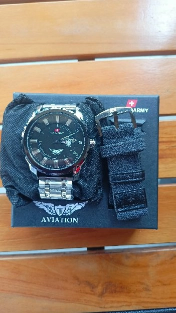 Ready!!Jam tangan Pria Swiss army Aviation