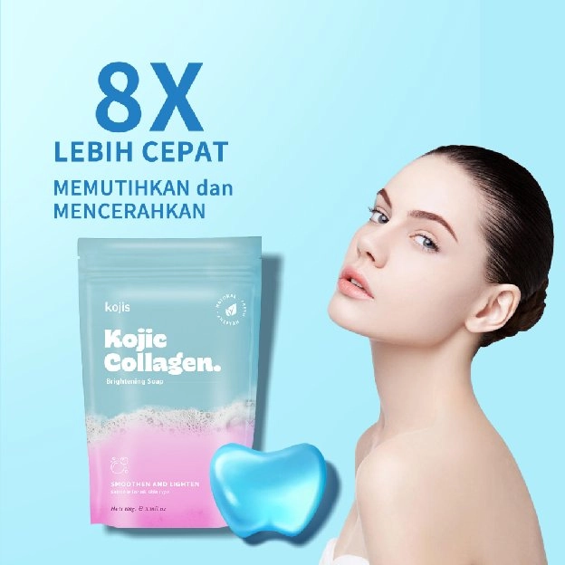 Collagen Brightening Soap / Bright Glow Face Soap / Soap/ Sabun /Pemutih Badan