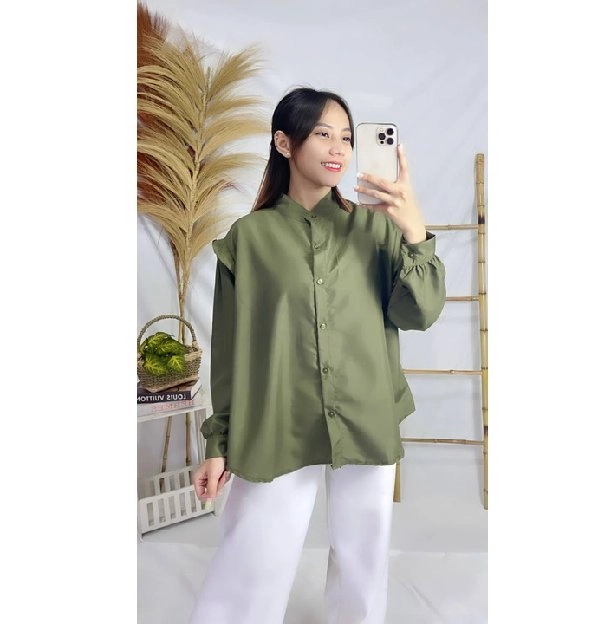 Blouse Loong Sleeve Fit