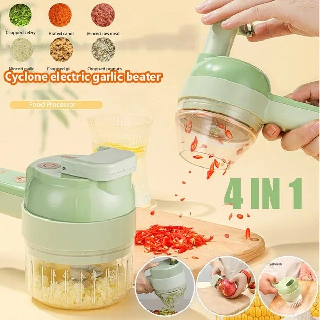 Food Chopper Electric 4 in 1 Blender Penggiling Bumbu