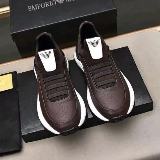 Sepatu sneakers pria emporio armani ea