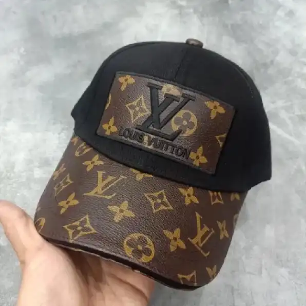 Topi Lv Monogram Topi Baseball